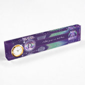 lila Regenfee Namensplakette