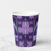 Lila Regenfee Pappbecher (Rechts)