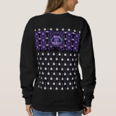 Lila Regenfee Sweatshirt (Rückseite)