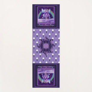 Lila Regenfee Yogamatte
