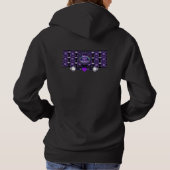 Lila Regenmärchen Hoodie (Rückseite)