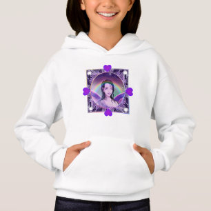Lila Regenmärchen Hoodie