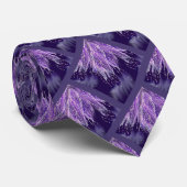 Lila Regenmärchen Krawatte (Gerollt)