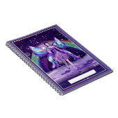 Lila Regenmärchen Notizblock (Rechte Seite)