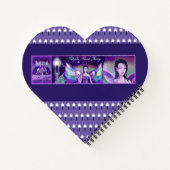 Lila Regenmärchen Notizblock (Rückseite)