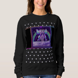 Lila Regenmärchen Sweatshirt