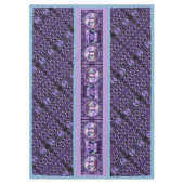 Lila Regenmärchen Tischdecke (Vorderseite)