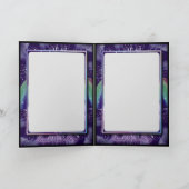 Lila Regenmaske Karte (Innenseite)