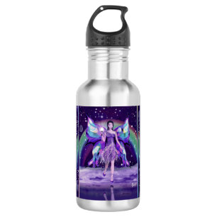 Lila Regenmilch Wasserflasche