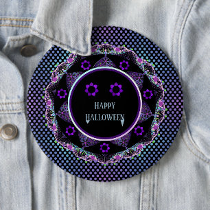 Lila Regenschirm & Herzen .7 Button