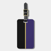 Lila Reign Gepäckanhänger (Vorderseite vertikal)