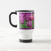 Lila Reise-Tasse der Tulpe-Blumen-Kunst-Mutter Reisebecher (Links)