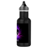 Lila Reiter Edelstahlflasche (Rechts)