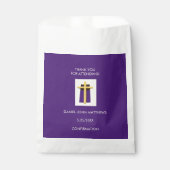 Lila religiöses Party des Heiligen Kreuzes Geschenktütchen (Vorderseite)