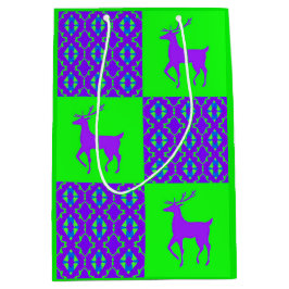 Lila Ren Mittlere Geschenktüte