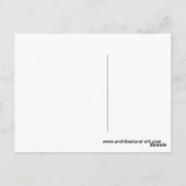 Lila Renaissance zeichnend Postkarte (Rückseite)