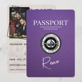 Lila Reno Passport Save the Date
