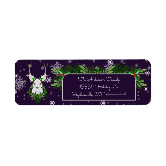 Lila Rentieradressen (Vorne)