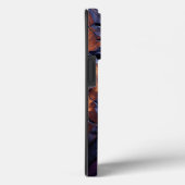 Lila Resin- und Burlholzdesign Case-Mate iPhone Hülle (Rückseite / Rechts)