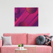 Lila Resonanz Leinwanddruck (Insitu (Wohnzimmer))