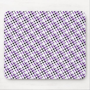 Lila Retro-Blasen Mousepad