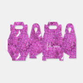 Lila Retro-Design Geschenkschachtel (Ungefaltet)