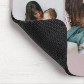 Lila Retro Fette Mutti 3 Foto-Collage Mousepad (Ecke)