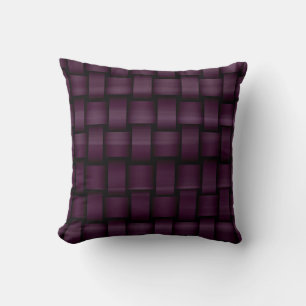 Lila Retro-Grafikdesign Kissen