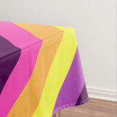 Lila Retro-Streifen mittel Tablette Tischdecke (Beispiel)