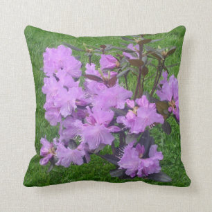 Lila Rhododendren Kissen