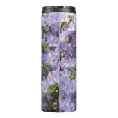 Lila Rhododendren Thermosbecher (Rückseite)