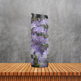 Lila Rhododendren Thermosbecher