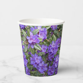 Lila Rhododendron Blooms Bloral Pappbecher