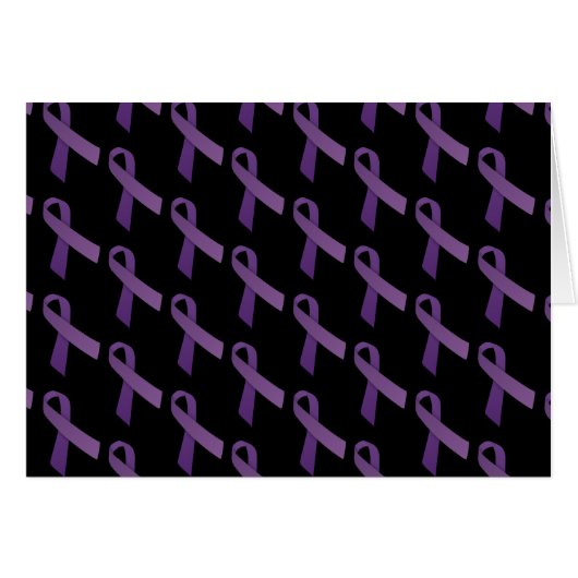 Lila Ribbbons gepolstertes Muster (Vorderseite (Horizontal))