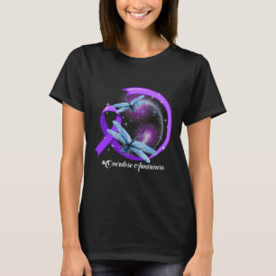 Lila Ribbon-Überdosis-Bewusstsein 2 T-Shirt