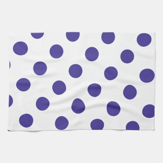 Lila Riesenpolka-Punkt gemustert Handtuch (Horizontal)