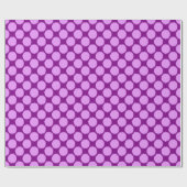 Lila Riesenscheide, Orchidee und Amethyste Geschenkpapier (Flach)