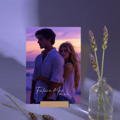 Lila Ring Hunt Brautparty Game Tabletter Karte