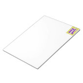 Lila Robe am Kreuz Notizblock (angewinkelt)