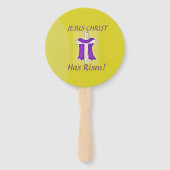 Lila Robe auf Kreuz Fächer (Vorderseite)