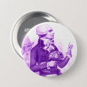 Lila Robespierre mit Bouquet Button (Vorne & Hinten)