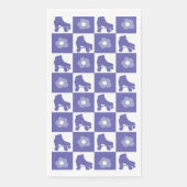 Lila Roller Derby-Skate Serviette (Vorderseite)