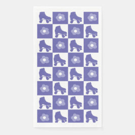 Lila Roller Derby-Skate Serviette