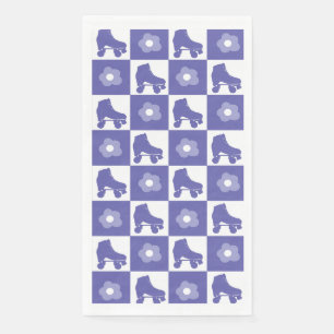 Lila Roller Derby-Skate Serviette