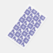 Lila Roller Derby-Skate Serviette (Ecke)