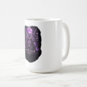 Lila Ronin Schatten Kaffeetasse (VorderseiteRechts)