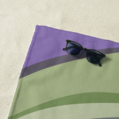 Lila rosa Abstrakt Personalisiert Strandtuch (Beispiel)