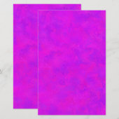 Lila rosa Abstraktes Muster Briefpapier (Vorne/Hinten)