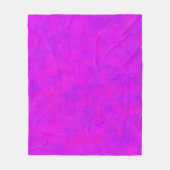 Lila Rosa abstraktes Muster Fleecedecke (Vorderseite)