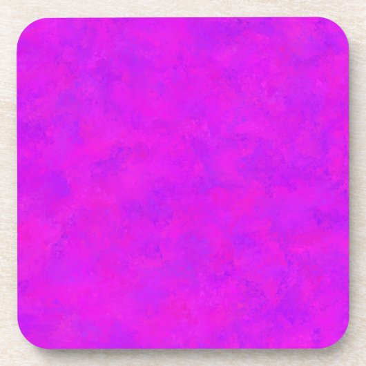 Lila rosa Abstraktes Muster Getränkeuntersetzer (Vorderseite)